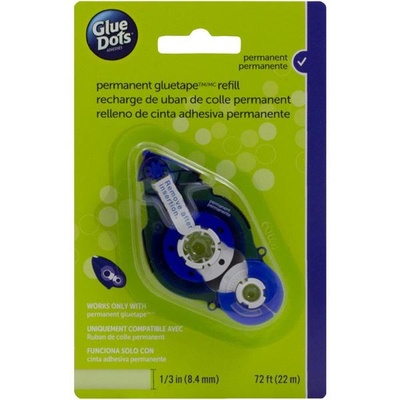 Заправка для двостороннього диспенсера Glue Dots - Permanent GlueTape, 8.4 мм, 22 м