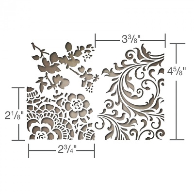 Ножи от Tim Holtz Alterations - Thinlits - Mixed Media #2 Die Set, 3 шт