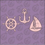 Чипборд. Набір "Морський" №1. Великий, cb-411