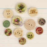 ЦІНУ ЗНИЖЕНО! Деревʼяні ґудзики Prima - DeLight Wood Buttons