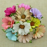 Ромашки, микс цветов, 45мм, 10 шт.