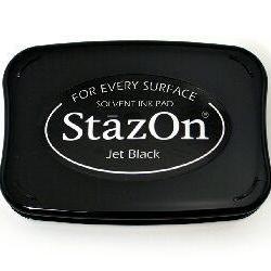 Перманентные чернила Tsukineko - StazOn Pads Jet Black