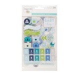 Наліпки від American Crafts - Baby Boy Chipboard Project Life