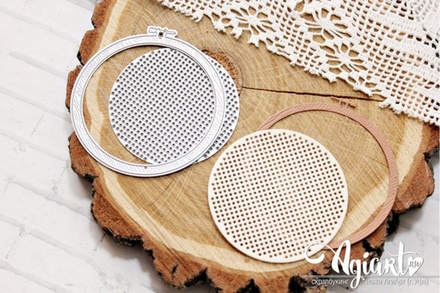 Ножи для вырубки от AgiArt - "Пяльцы и канва"