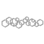 Ніж для вирубки Frantic Stamper - Precision Die - Linked Hexagon Border