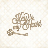 Чипборд Blue Fern StudiOs-Key To My Heart