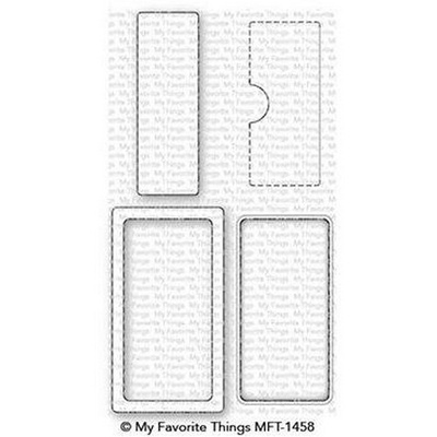 Ніж для вирубки My Favorite Things - Nugget Label, Window, & Frame Die-namics