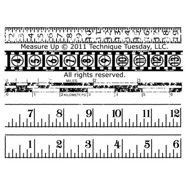 Набор акриловых штампов Technique Tuesday - Measure Up (TT-C-MEASU)