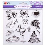 Набір синіконових штампів Весілля, 15*15см, ТМ Santi