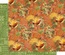 ЦЕНА СНИЖЕНА! Лист бумаги Graphic 45 - Time to Flourish - November Flourish, размер 30х30 см, двусторонняя