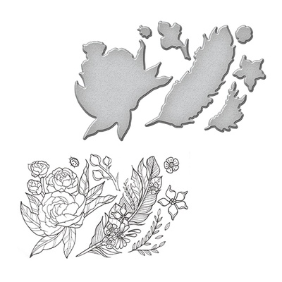 Набір ножів з штампами від Spellbinders — Feather