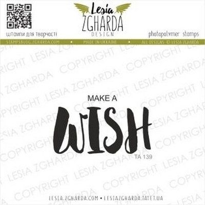 Акриловий штамп Lesia Zgharda Make a WISH TA139