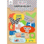 Набір висічок для скрапбукінгу, колекція European holidays - 1, ТМ Фабрика Декору