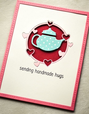 Ніж для вирубки від Poppystamps - Heart Circle