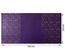 Відріз екошкіри з тисненням золотою фольгою Golden Stars Stars Violet, 50см х 25см, ТМ Фабрика Декору