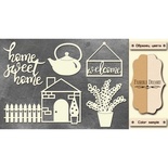 Чипборд Фабрика Декору - FDCH-146, колір молочний, крафт