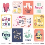 Аркуш односторонній Scrapmir - Cards з колекції Summer, 30x30 см