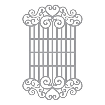 Ніж для вирубки від Spellbinders - Swirl Lattice Panel