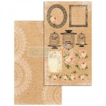 Аркуш скрап-паперу Studio75 - Craftlove - дизайн 06, 17x30.5см, двосторонній