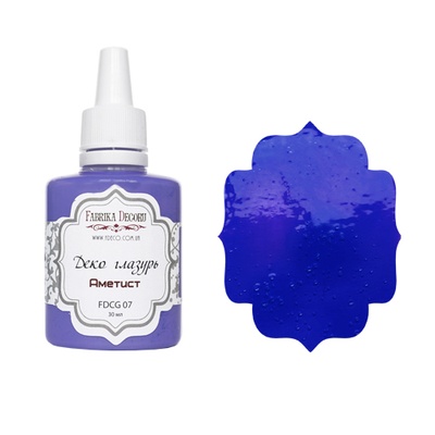 Деко глазурь, цвет Аметист, ТМ Фабрика Декору, 30 мл