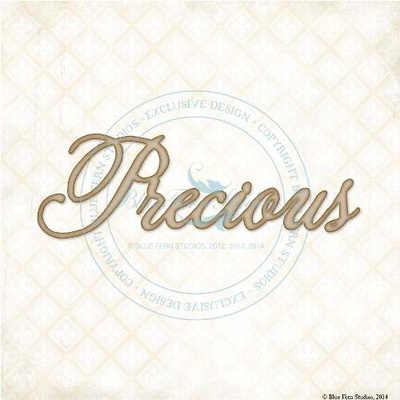 Чипборд Blue Fern StudiOs-Precious