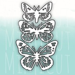 Нож для вырубки от MiMiCut - Крылатое трио, 37*26, 47*28, 53*39мм