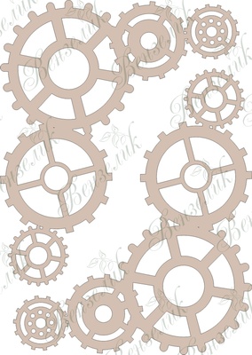 Чипборд від Вензелик - куточки 01, розмір: 110*92 мм