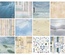 Набір паперу для скрапбукінгу Memories of the sea 30,5x30,5см 10 аркушів, ТМ Фабрика Декору