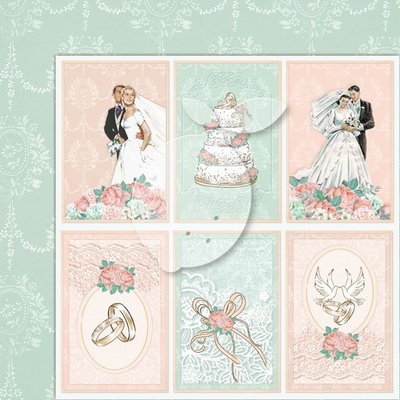 Набір скрап-паперу LemonCraft - Love of my life, LATIN 55x30.5см, двосторонній