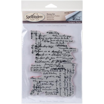 Штамп резиновый от Spellbinders - Письмо - Dear Ruby, 11,4 x 16,5 см