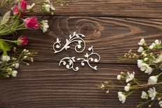 Чипборд від WOODchic - "Набір завитків", 3 шт.