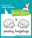 Штампы от Lawn Fawn Clear Stamps - Hedgehugs - Ежики