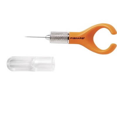 Макетный нож FISKARS - Fingertip Control Craft Knife, с упором для пальца