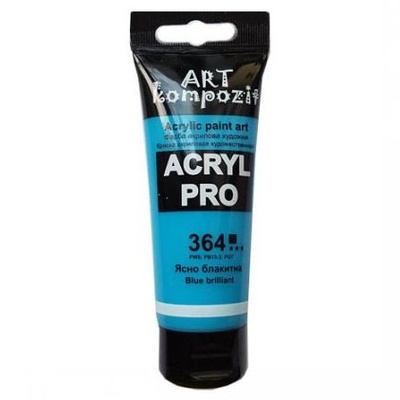 Фарба акрилова ART Kompozit 364 ясно-блакитна, 75 мл