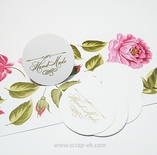 Набір висічок від Євгенія Курдібановська ТМ - теги "HandMade" (круглі), 10 шт.