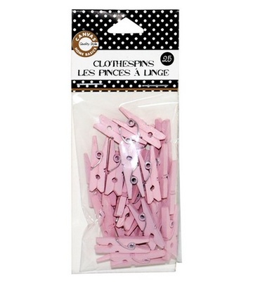 Мини-прищепка Canvas Corp - Pink, 1 штука, длина 2,5 см