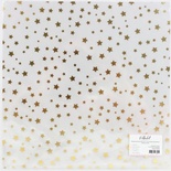 Прозрачный ацетатный лист с золотым фольгированием от Polkadot "Звёздное небо"