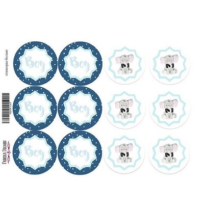 Набір наліпок (стікерів) для журналінгу 1 - 17, ТМ Фабрика Декору