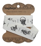 Стрічка від ScrapBerryʼs - Пасха, 25мм, 2м, бавовна