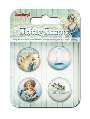 Набір металевих фішок №2 від ScrapBerryʼs - Курортний Роман