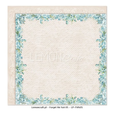Аркуш двостороннього паперу для скрапбукінгу від LemonCraft - Forget Not Not 05