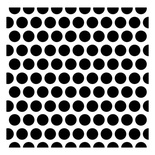 Трафарет великих горошини 15,2*15,2см товщина 0,31м SCB53100018