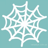 Чипборд от Вензелик - Паутинка, размер: 50x50 мм