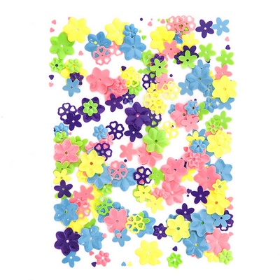 Пайетки Flowers цветочки, 20 г, TM dpCraft (Dalprint)