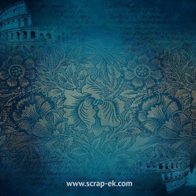 Набор бумаги от Евгения Курдибановская ТМ - "Время", 15х15 см, 10 листов, акварельная