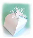Ножі від Memory Box для виготовлення коробочки - Dies - Snowflake Favor Box