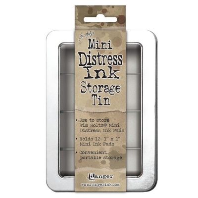 Коробка для зберігання міні-дистресс-чорнил Ranger - Distress Minis Storage Tin