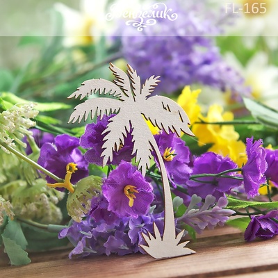 Чипборд від Вензелик - Пальма 02, розмір: 53x80 мм