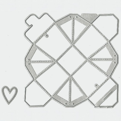 Ніж для вирубки Lifestyle Crafts - QuicKutz - Mini Takeout Box