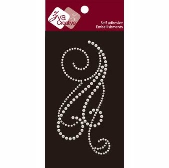 Прикраса з перлинок від Zva Creative - Flourish - White pearl, білий колір